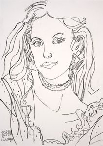 Female Student by Gunter Langer