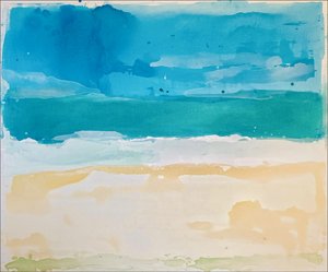 Tranquil Beach Seascape by Gustaf Tidholm