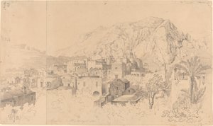 View of Capri by Gustaf Wilhelm Palm
