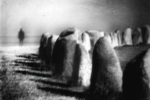 Mysterious Stone Circle Landscape by Gustav Davidsson