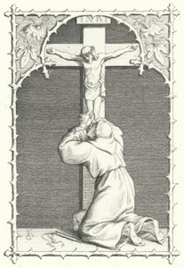 Martin Luther in spiritual torment by Gustav Ferdinand Leopold Konig