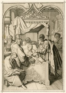 Martin Luther is Very Ill, the Elector Johann Friedrich by Gustav Ferdinand Leopold Konig