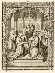 The wedding of Martin Luther and Katharina von Bora by Gustav Ferdinand Leopold Konig