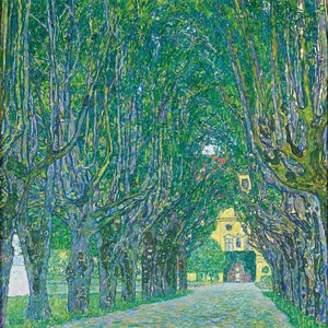 Avenue of Schloss Kammer Park by Gustav Klimt