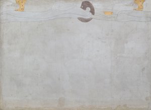 Beethoven Frieze: The Longing for Happiness - Panel 1, Left Long Wall by Gustav Klimt
