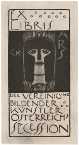 Bookplate from Ver Sacrum, Published 1898-99 by Gerlach, Schenk and Seeman