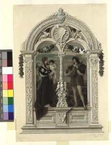 Youth (Template for: Gerlach & Schenk, Allegories and Emblems Vol. 1 No. 8) by Gustav Klimt