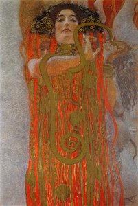 Hygieia (detail) by Gustav Klimt