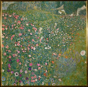 Italian Garden Landscape by Gustav Klimt