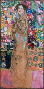 Lady with Fan by Gustav Klimt