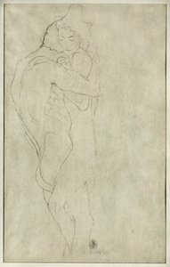 Lovers by Gustav Klimt