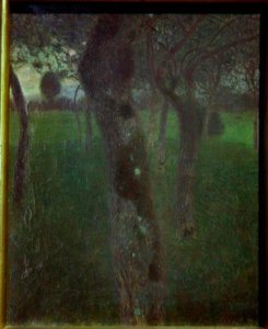 Orchard in the Evening (Orchard. Evening) by Gustav Klimt
