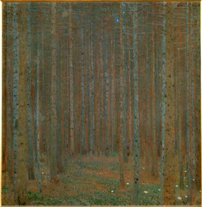 Pineforest by Gustav Klimt
