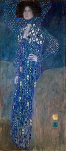 Portrait of Madame Floge by Gustav Klimt