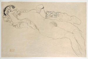Reclining Nude Turned to the Left