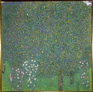 Roses Under the Trees by Gustav Klimt