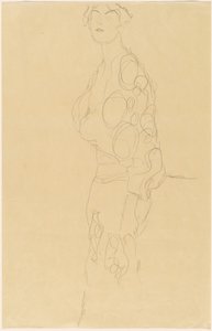 Standing Woman by Gustav Klimt
