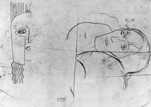 Studies for Ver Sacrum - Pallas Athene and a Tragic Head