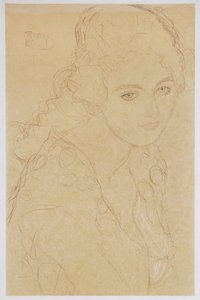 Study for the Painting Portrait Ria Munk III by Gustav Klimt