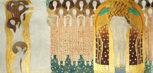The Beethoven Frieze, (detail) by Gustav Klimt