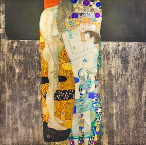 The three ages of woman by Gustav Klimt