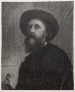 George Frederick Watts by Gustav Kruell