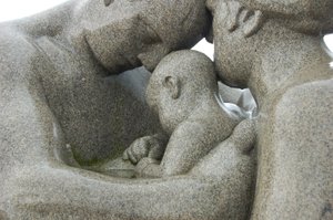 Sculptures in Vigeland Sculpture Park by Gustav Vigeland