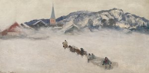 Winter in Asker by Gustav Wentzel