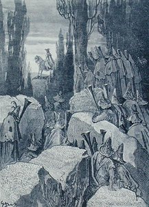 Munchausen Among the Brigands, from 