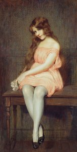 Young Girl in a Red Dress