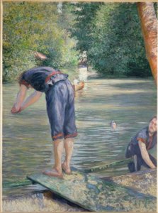 Bathers by Gustave Caillebotte