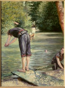 Bathers by Gustave Caillebotte