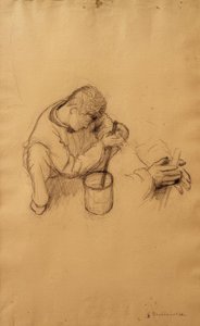 Study for The House Painters by Gustave Caillebotte