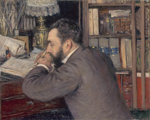 Henri Cordier, 1849-1925, 1883 by Gustave Caillebotte