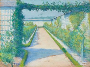 Jardin Potager, Yerres by Gustave Caillebotte