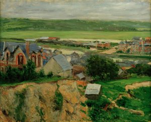 The Valley of the Touques, Trouville by Gustave Caillebotte