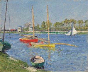 The Seine at Argenteuil by Gustave Caillebotte