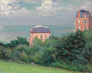 Villas at Villers-sur-Mer, 1880 by Gustave Caillebotte