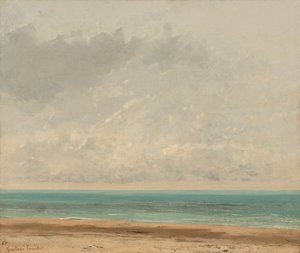 Calm Sea, 1866 by Gustave Courbet