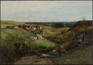 Château d’Ornans by Gustave Courbet