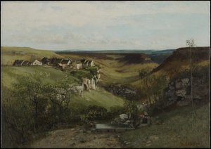 Château d’Ornans by Gustave Courbet