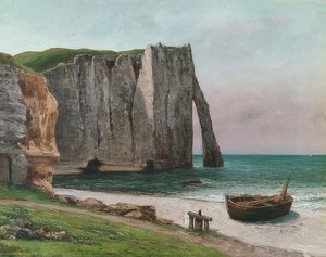 The Cliffs of Étretat. Around 1869