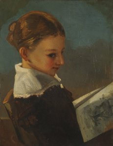 Julieta Courbet at the Age of Ten by Gustave Courbet
