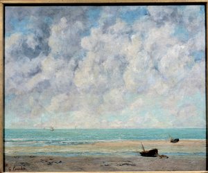 The Sea in Calm Weather by Gustave Courbet