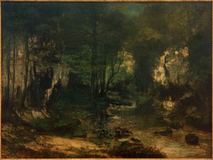 The Stream of Puits-Noir, Loue Valley by Gustave Courbet