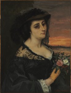 Mme L... (Laure Borreau) by Gustave Courbet