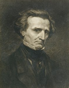 Portrait of Hector Berlioz, Engraved by A. Gilbert, Published in the 