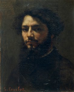 Self-Portrait by Gustave Courbet