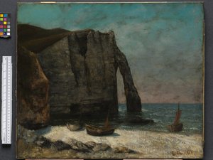 The Cliff at Étretat, after 1872