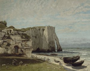 The Etretat Cliffs After the Storm, 1870